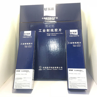 80*300mm L7 Industrial NDT X-Ray Film 100 Sheets Per Box for Customized OEM Solutions