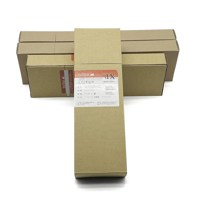 Class III Industrial NDT X-Ray Flaw Detection Film 100 Sheets/Box Average Gradient 5.2